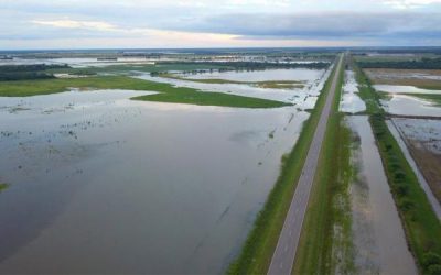 Las zonas inundadas de Chaco lograron esquivar los milimetrajes de importancia