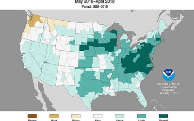 El período de 12 meses más húmedo de EEUU en los registros  acorta drasticamente la siembra de 2019