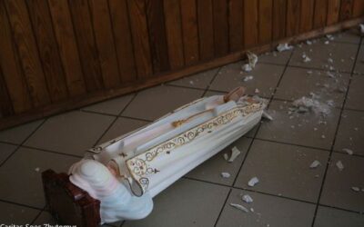 Soldados rusos roban cáliz de Juan Pablo II en Ucrania y destruyen imagen de Virgen de Fátima