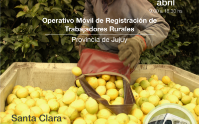 El RENATRE realizará un Operativo de Registración en Jujuy para trabajadores rurales citrícolas