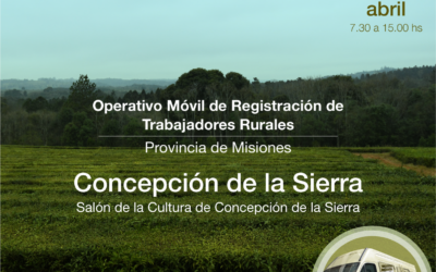 Registración en Misiones para trabajadores rurales