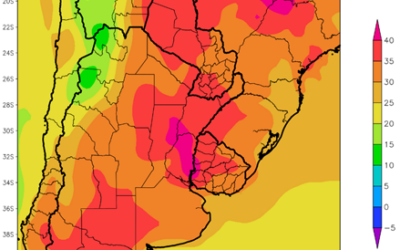 El retorno de los vientos del Trópico elevará las temperaturas por encima de lo normal en la mayor parte del área agrícola, iniciando un lapso seco y cálido que se extenderá por varios días.