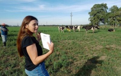 Una mujer que ama las vacas hace historia en la Jura de Vacas Lecheras en TodoLáctea