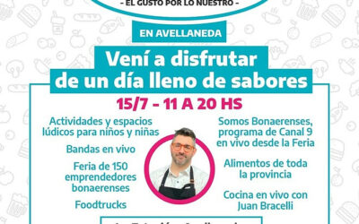 Llega Sabores Bonaerenses, la feria de alimentos de la provincia de Buenos Aires