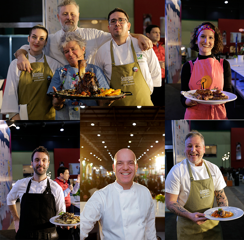 En el primer día de la feria que se realiza en La Rural hasta el 9 de julio, las cocinas en vivo resaltan los sabores regionales.