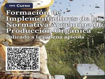 Curso “Formación de implementadores de la normativa orgánica argentina aplicado a la cadena apícola”