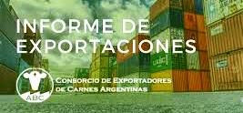 Carne vacuna: “Con relación al mes de julio de 2023, los volúmenes exportados resultan un (-16,1%) inferiores; mientras que el valor obtenido ha sido un (-18,0%) inferior.