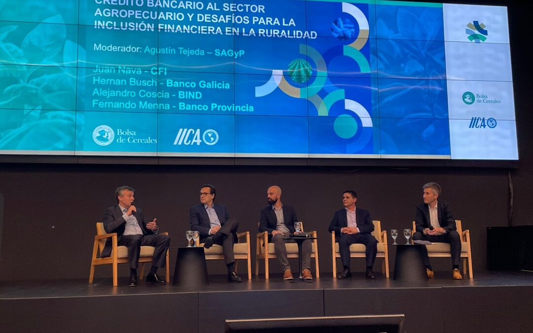 La Bolsa de Cereales y el IICA en su seminario sobre inclusión financiera agrícola